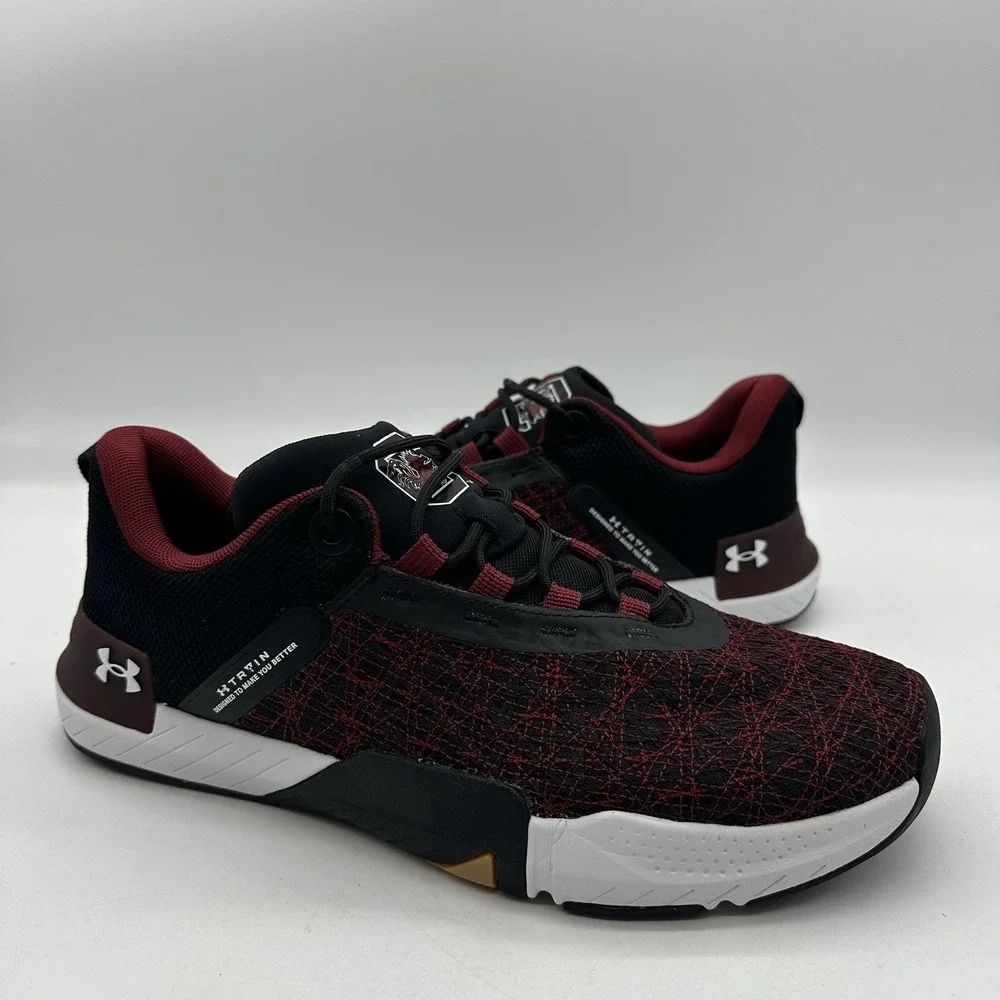Under Armour 3026909-001 TriBase Reign 5 USC Gamecocks Mens 10/Womens 11.5 Shoes